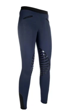 HKM Reitleggings -Starlight- Silikon-Kniebesatz