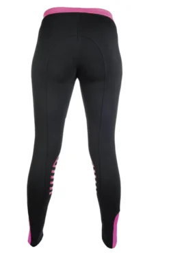 HKM Reitleggings -Starlight- Silikon-Kniebesatz