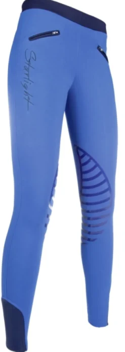 HKM Reitleggings -Starlight- Silikon-Kniebesatz