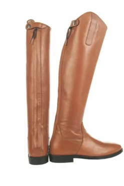 HKM Reitstiefel -Vareno- Langlänge/schmale Weite, Schuhgrösse 37: Weite= 34 Höhe= 46, schwarz