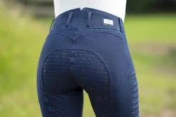 HKM SELECTION Reithose -Aruba Denim- Silikon-Vollbesatz