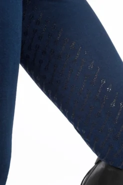 HKM SELECTION Reithose -Aruba Denim- Silikon-Vollbesatz