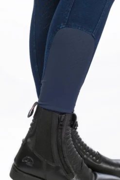 HKM SELECTION Reithose -Aruba Denim- Silikon-Vollbesatz