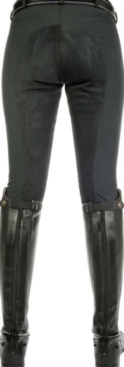 HKM Softshell-Reithose -Karthingo Easy- Dreiviertel Alos Besatz