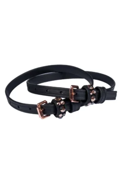 HKM Sporenriemen -Rosegold Glamour- Style Biothane