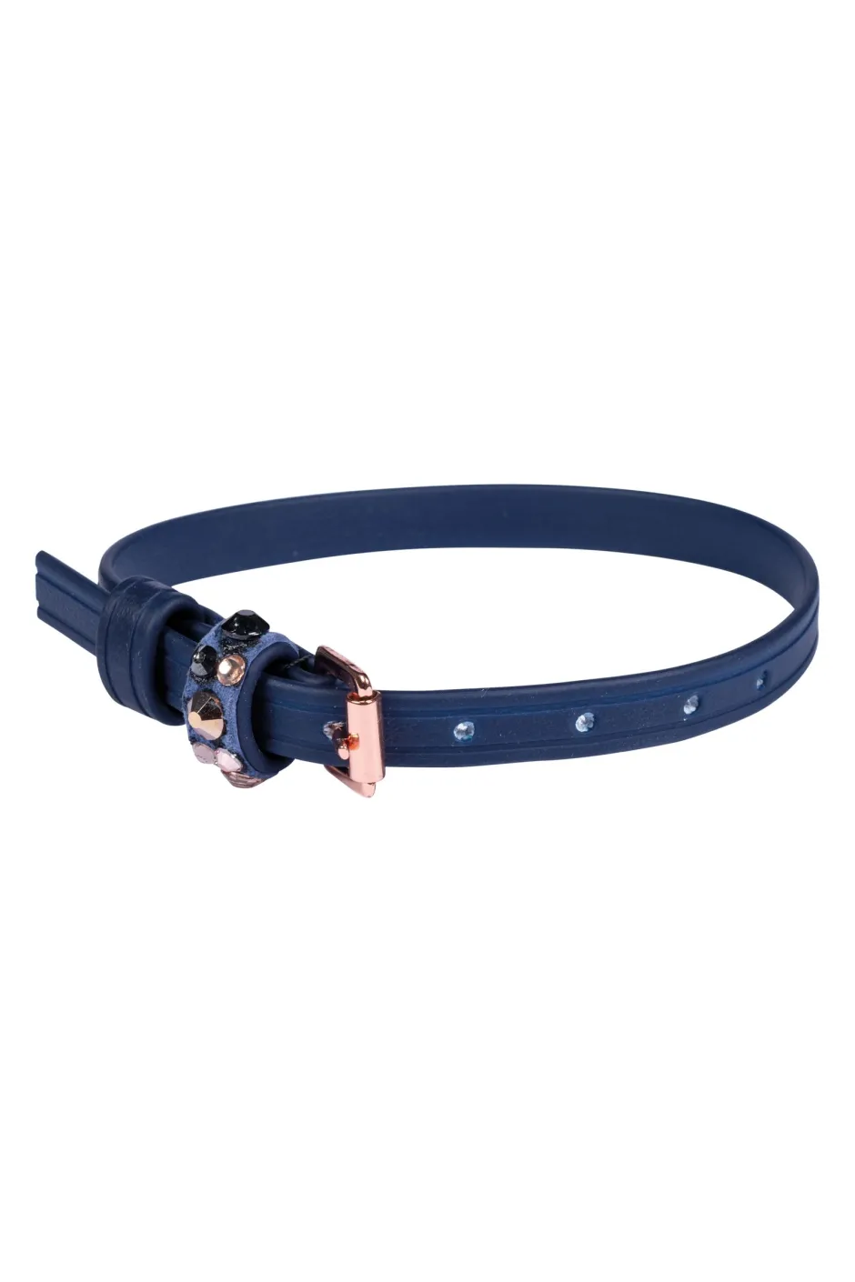 HKM Sporenriemen -Rosegold Glamour- Style Biothane
