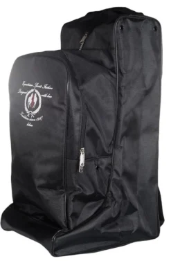 HKM Stiefeltasche mit Helmfach, schwarz