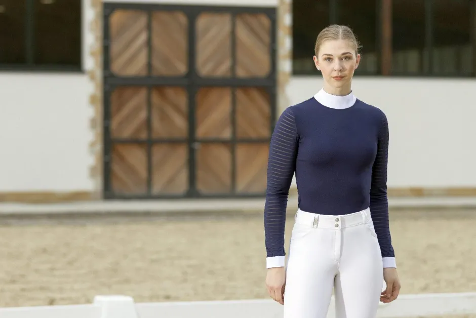 HKM Turniershirt -Monaco- Langarm
