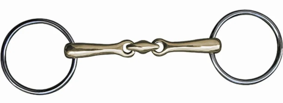 HKM Unterlegtrense aus Argentan,doppelt gebrochen,14mm