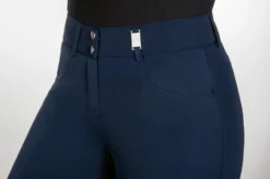 HKM Vollbesatzreithose -Sunny- Silikon Vollbesatz Reithose mit Handytasche & elastischem Abschluss