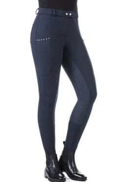 HKM Winter Reithose -Monaco- Silikon-Vollbesatz