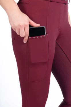 HKM Winter Reithose -Monaco- Silikon-Vollbesatz