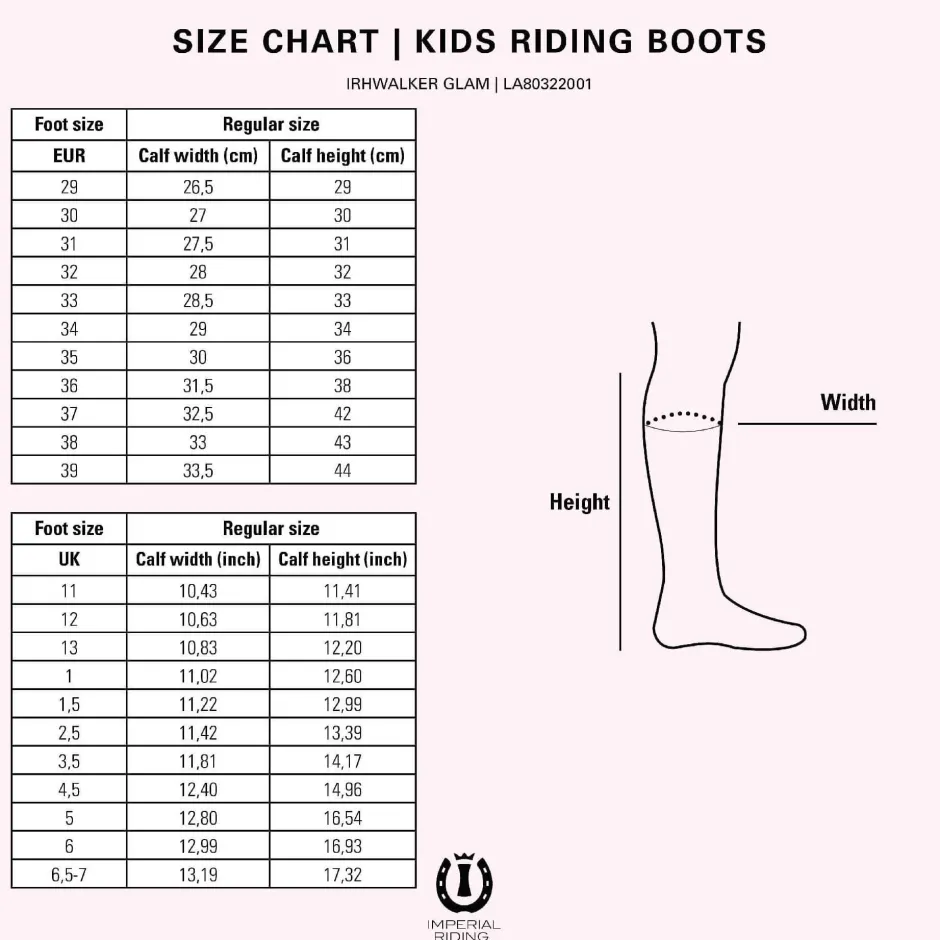 IMPERIAL RIDING KIDS Reitstiefel IRHWalker Glam