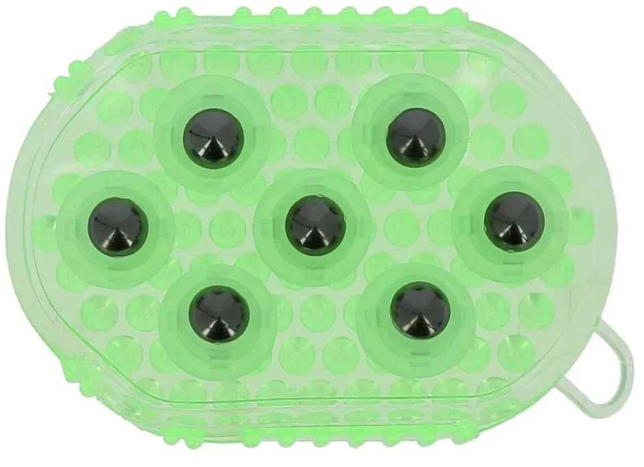 2 in 1 Putzhandschuh Striegel und Massage