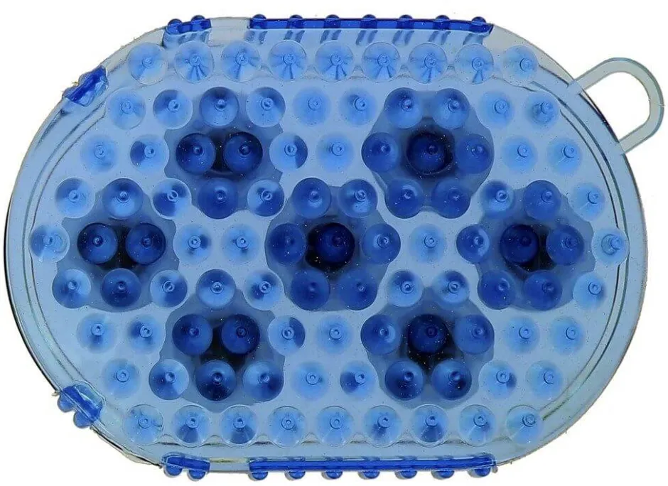 2 in 1 Putzhandschuh Striegel und Massage