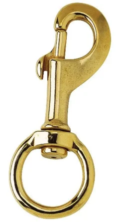 Karabiner mit runder, drehbarer Öse