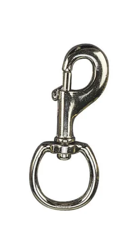 Karabiner mit runder, drehbarer Öse