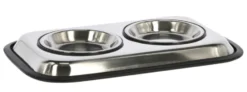 KERBL Edelstahlnapf Duo, 2 x 200 ml