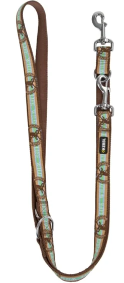 KERBL Führleine Wild Life, Länge 200 cm, Breite 25 mm, braun