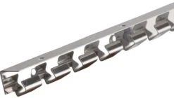 KERBL Hakenleiste Edelstahl für PVC-Vorhang, Länge 100 cm