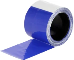 KERBL Herdenschutzband, 100 m, 80 mm breit, blau/weiß