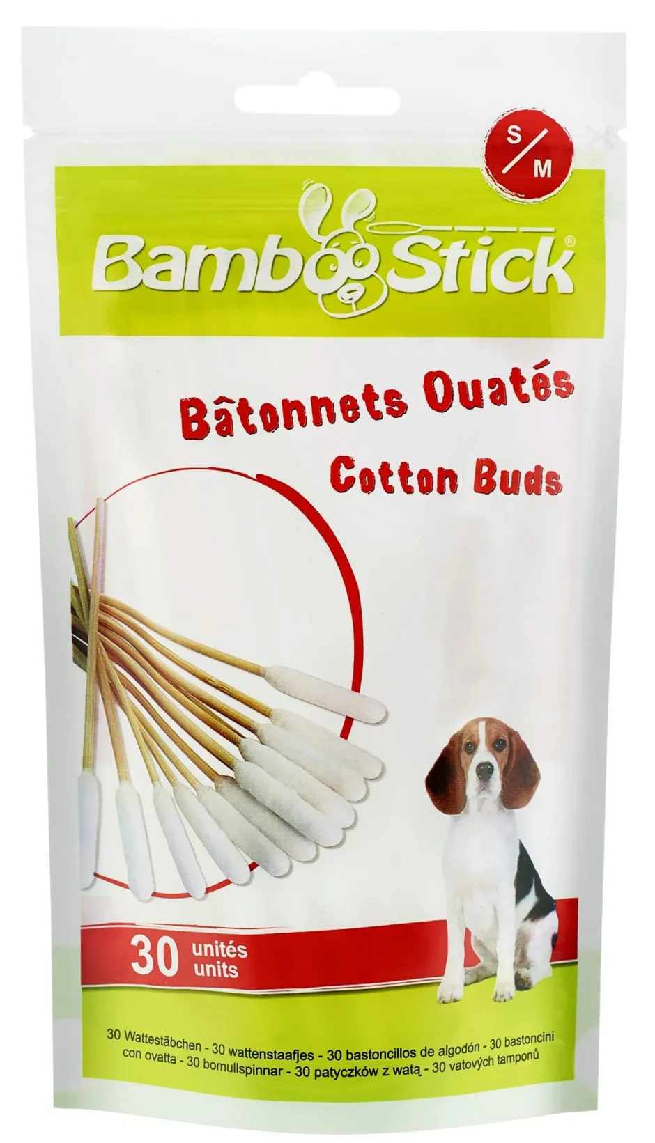 KERBL Wattestäbchen Bamboo Stick