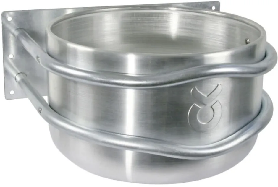 KERBL Aluminium-Futtertrog rund