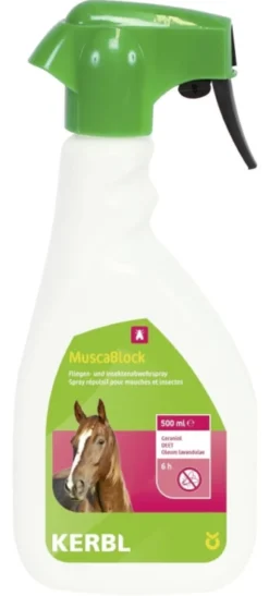 KERBL Anwendungsfertiges Fliegenabwehrspray MuscaBlock*, 500 ml