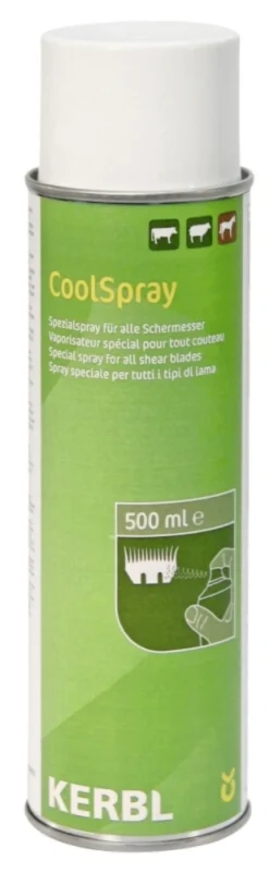 KERBL CoolSpray Kühl- & Schmierspray für Schermesser, 500 ml