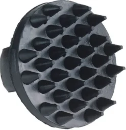 KERBL Gumminoppenstriegel, schwarz