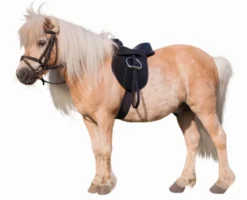 KERBL Sattelset Pony Economy, Grösse 15 Zoll, Weite 34,5 cm, Sattelgurt 110 cm
