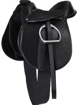 KERBL Sattelset Pony Economy, Grösse 15 Zoll, Weite 34,5 cm, Sattelgurt 110 cm
