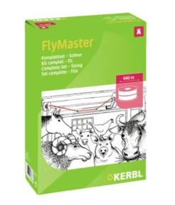 KERBL Stallfliegenfänger FlyMaster Schnur, Schnur 440 m, Komplett-Set