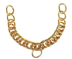 Kinnkette, 24 Ringe, Messing.