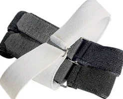 Klettband für Bandagen, elastisch, Breite 30 mm, schwarz