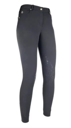 Lauria Garrelli by HKM Reithose -LG Basic- Silikon-Kniebesatz