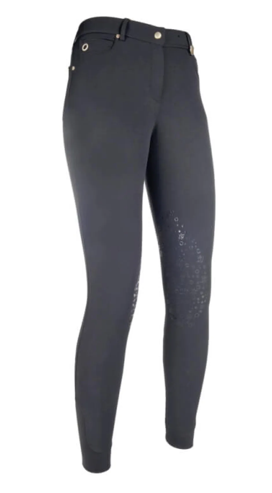Lauria Garrelli by HKM Reithose -LG Basic- Silikon-Kniebesatz
