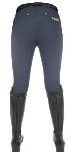 Lauria Garrelli by HKM Reithose -LG Basic- Silikon-Kniebesatz