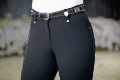 Lauria Garrelli by HKM Reithose -LG Basic- Silikon-Kniebesatz