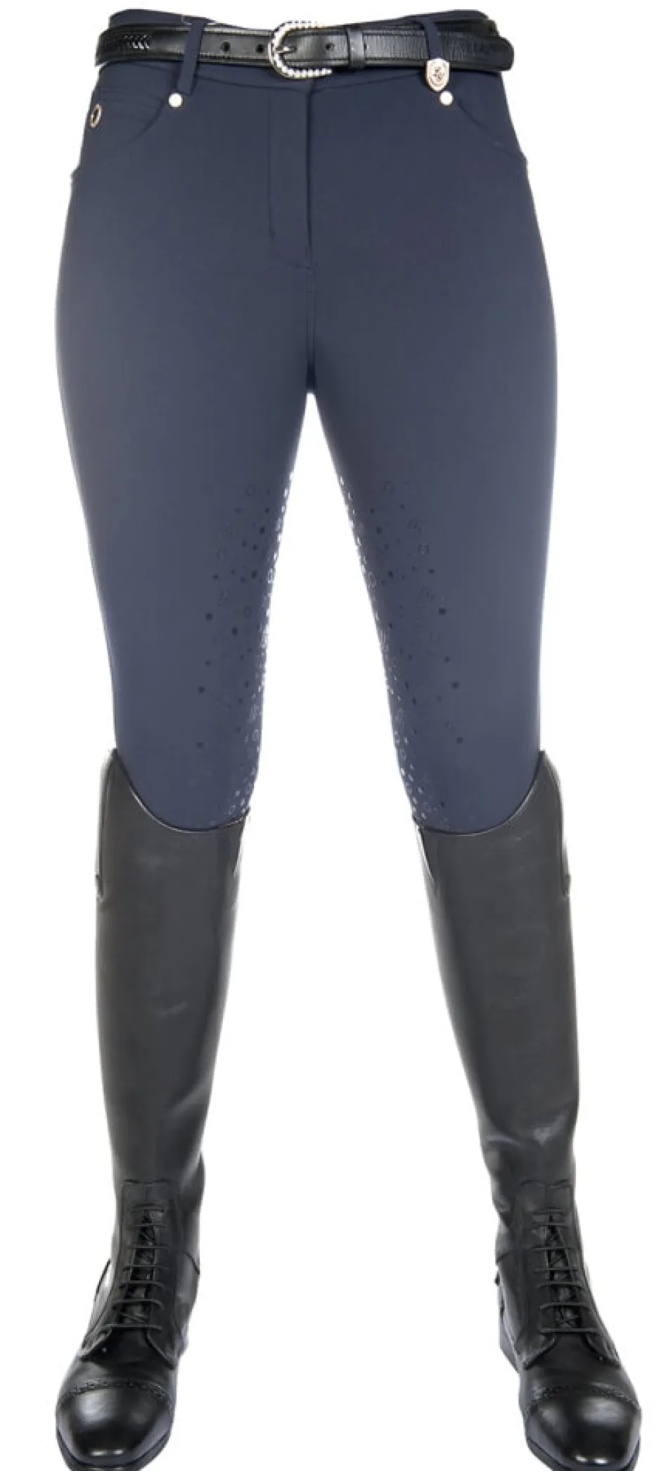 Lauria Garrelli by HKM Reithose -LG Basic- Silikon-Vollbesatz