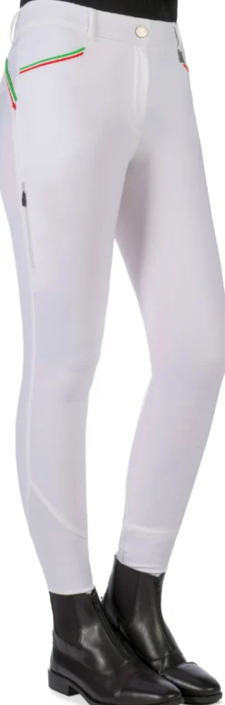 Lauria Garrelli by HKM Reithose -Livigno Sportive- Silikon-Vollbesatz