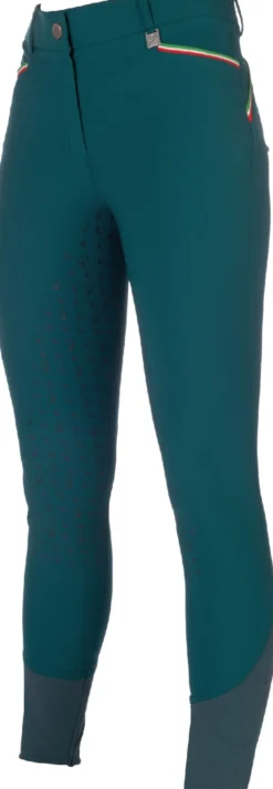Lauria Garrelli by HKM Reithose -Livigno Sportive- Silikon-Vollbesatz
