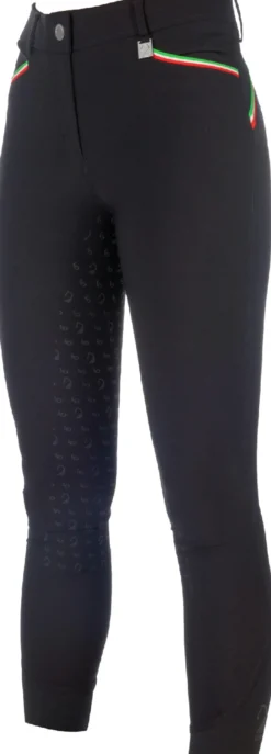 Lauria Garrelli by HKM Reithose -Livigno Sportive- Silikon-Vollbesatz