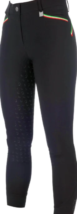 Lauria Garrelli by HKM Reithose -Livigno Sportive- Silikon-Vollbesatz