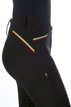 Lauria Garrelli by HKM Reithose -Livigno Sportive- Silikon-Vollbesatz