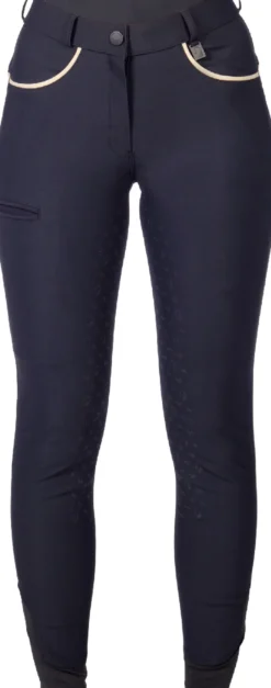 LAURIA GARRELLI by HKM Reithose -Limone- Silikon-Vollbesatz