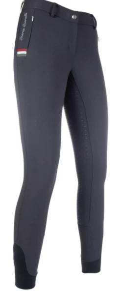 Lauria Garrelli by HKM Reithose -LG Basic Italy- Silikon-Vollbesatz