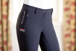 Lauria Garrelli by HKM Reithose -LG Basic Italy- Silikon-Vollbesatz