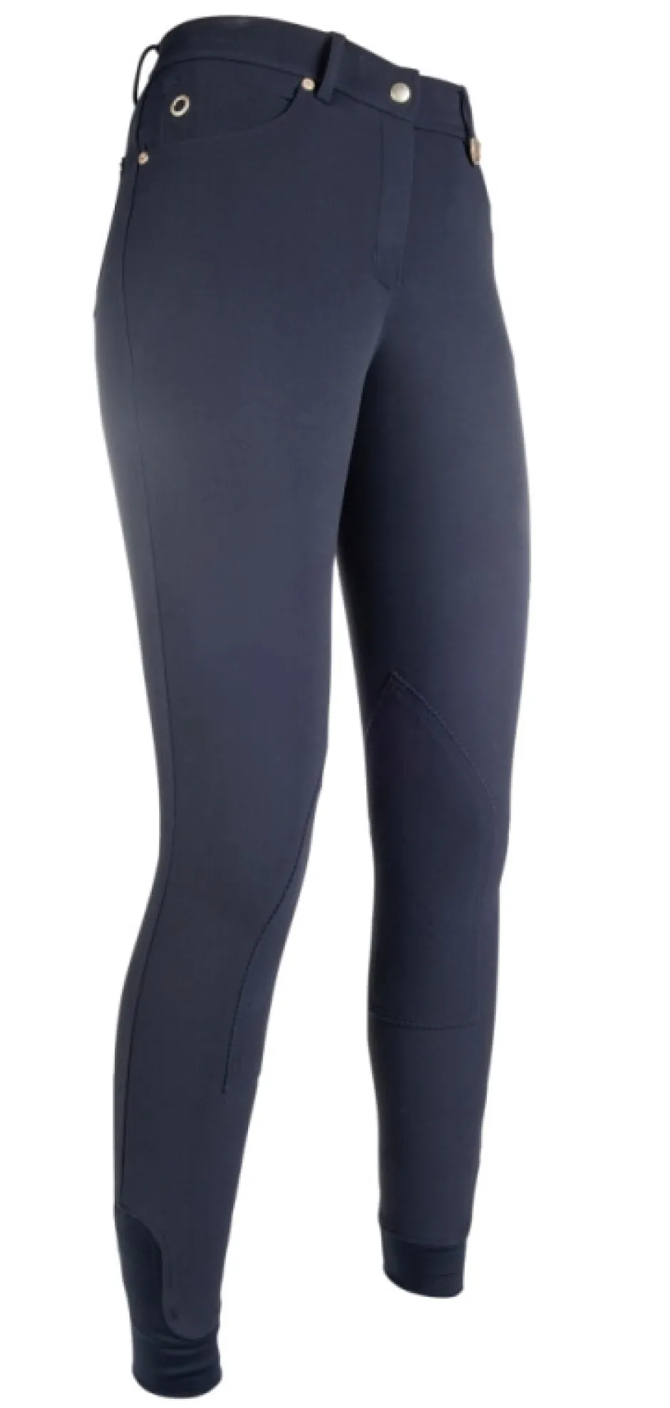 Lauria Garrelli by HKM Reithose -LG Basic- Stoff-Kniebesatz