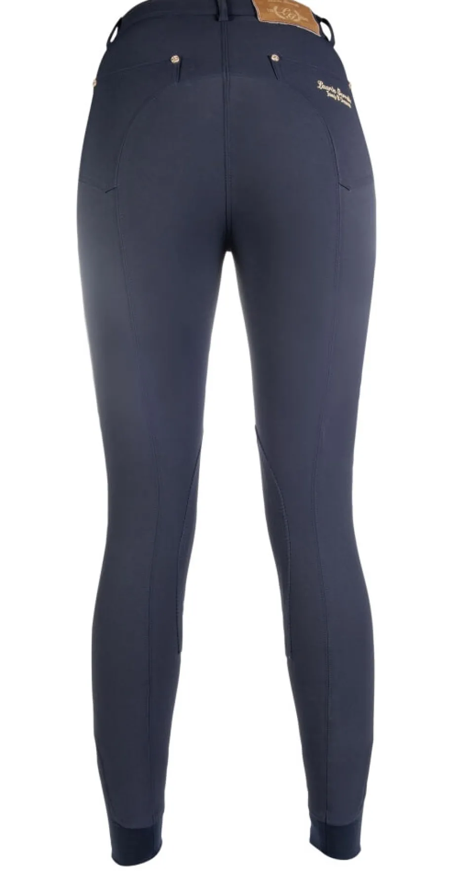 Lauria Garrelli by HKM Reithose -LG Basic- Stoff-Kniebesatz